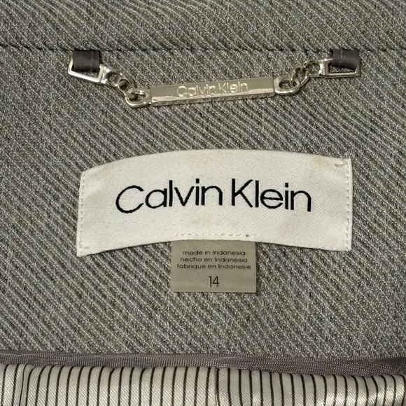 Calvin Klein Long-Line Jacket Blazer - Picture 4 of 4